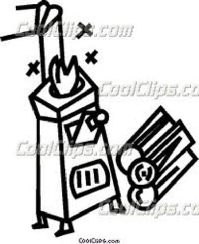 wood stove is invented