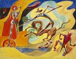 artistas como André Masson y Joan Miró se desligaron del grupo surrealista.