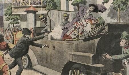 Asesinato del Archiduque Francisco Fernando.