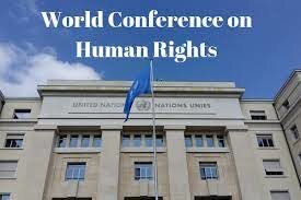 The World Conference on Human Rights