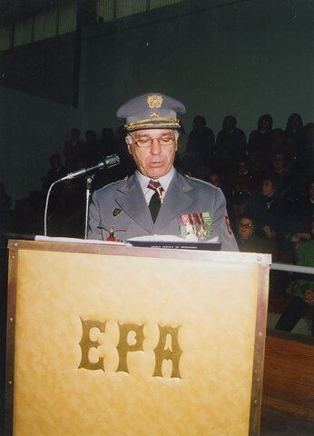 Inauguração na Escola Prática de Artilharia