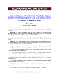 Se expide el reglamento de las agencias de viaje.