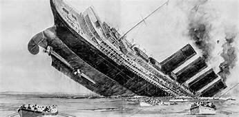 Hundimiento del Lusitania.