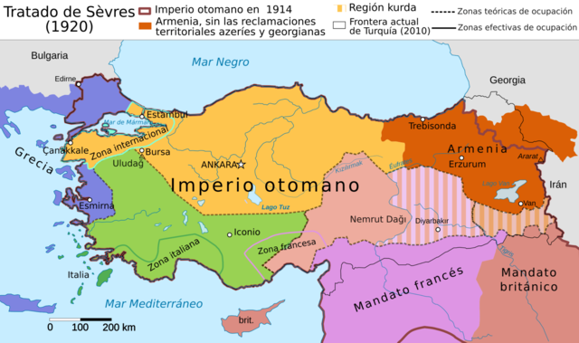 Tratado de Sévres con Turquía