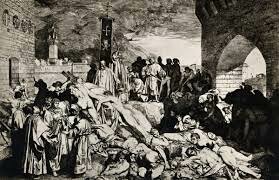The black death arrives in Europe