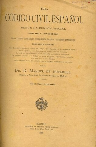 Código Español 1889