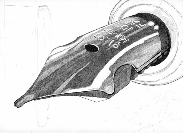 Pluma permanente o estilógrafo