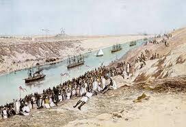 Construcció canal Suez