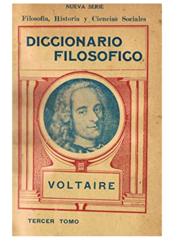 Voltaire: Filosofia hiztegia
