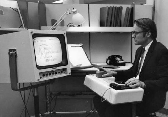 Demostración del sistema On Line System (NLS)