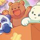 We baby bears poster