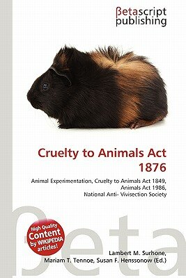 FIRST law to regulate animal testing was put into place in Britain in 1876
