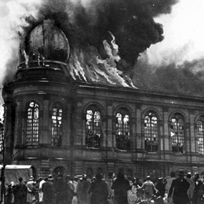 Timeline: Burning of the Synagogue 14hours