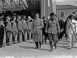 Hitler visita a Mussolini