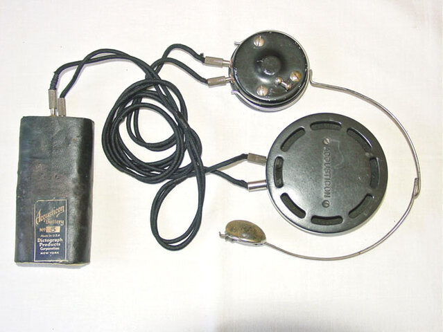 First portable and electric hearing aid developed