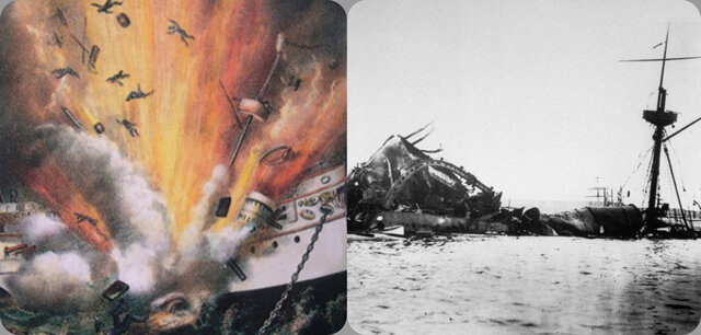 Explosión del Maine.(febrero)