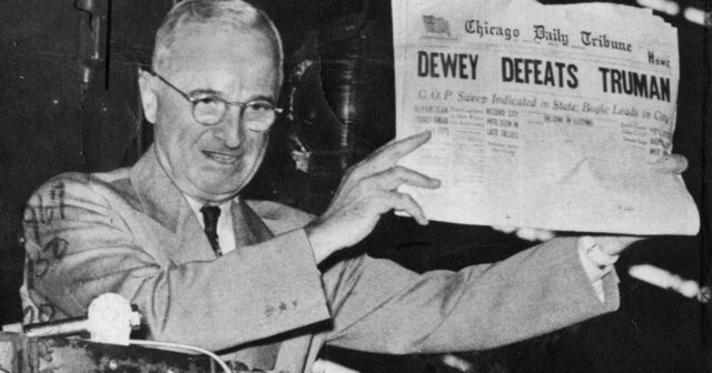 Harry Truman´s re-elected as POTUS