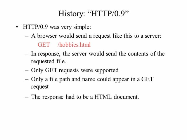 HTTP