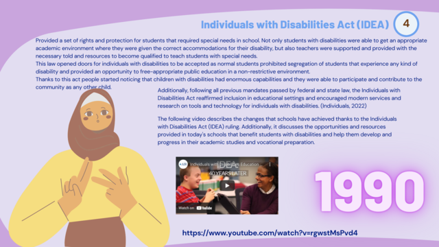 Individuals with Disabilities Act (IDEA)