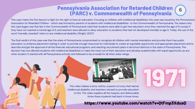 Pennsylvania Association for Retarded Children (PARC) v. Commonwealth of Pennsylvania ​