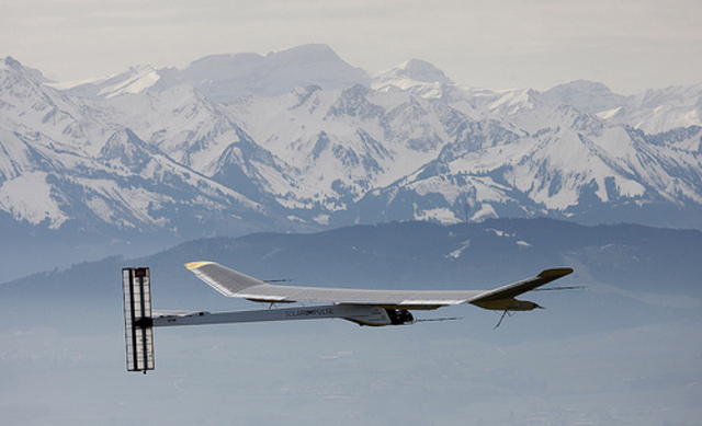 First Solar Powered Airplane