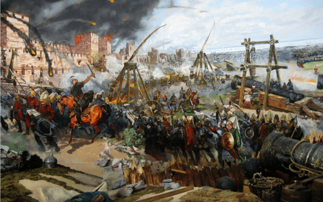 Toma de Constantinopla por los turcos