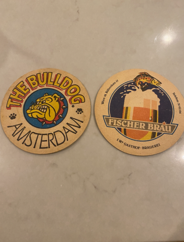 Drink Coasters From Year Abroad