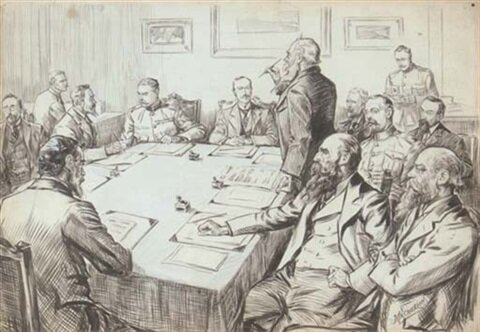 The British won the Boer War and signed a Treaty of Veerniging