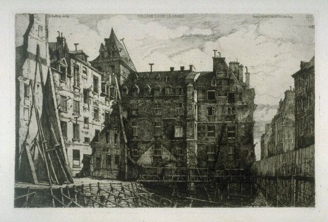 Louis graduated the college of Louise le Grand