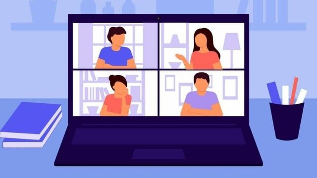 Teaching through a computer screen