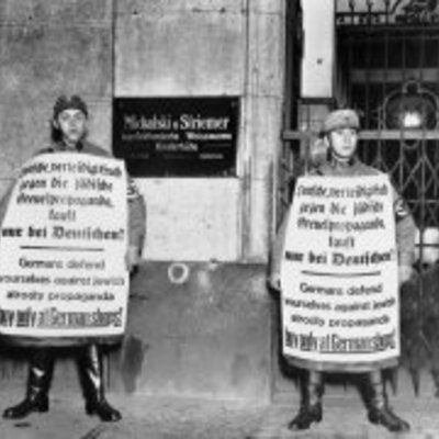 Timeline: Boycotted all jewish properties and businesses 1933-1939