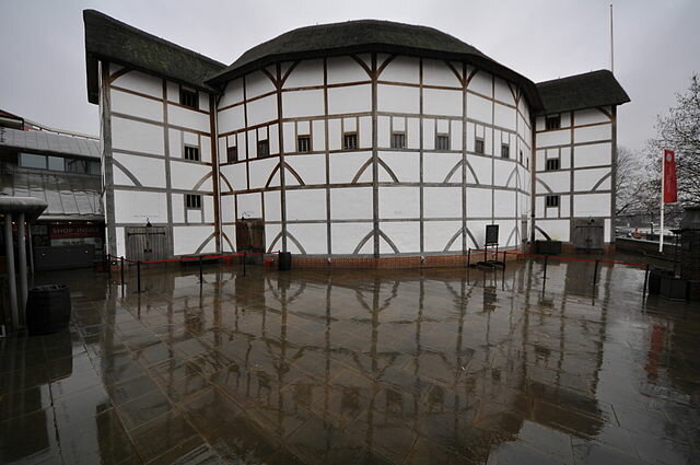 Shakespeare's Globe Theatre Burns Down