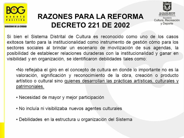DECRETO 221  de 2002 - alcaldía mayor de Bogotá