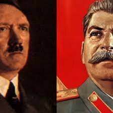 Hitler and Stalin split Poland