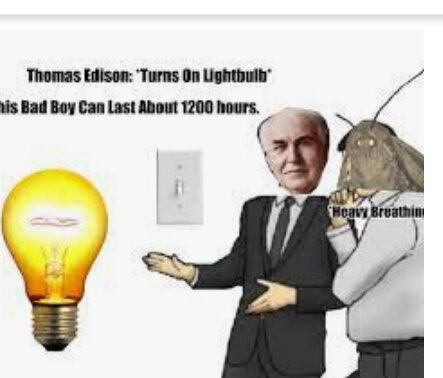 The light bulb was made