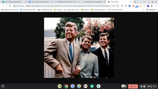 Robert Kennedy is assassinated