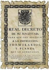 CREACIÓN DEL PRIMER CATASTRO EN ESPAÑA