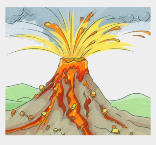 Volca de la Palma cumbre vieja