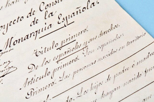 Promulgación de la Constitución de 1876