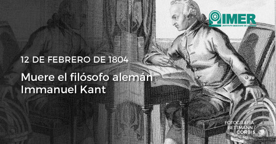 Muerte de Immanuel Kant.
