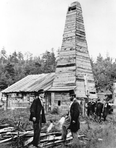 Perforación del primer pozo de petróleo en Titusville (EEUU)