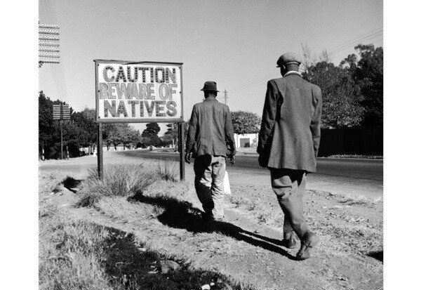 South Africa became divided by race because of the Native Land Act