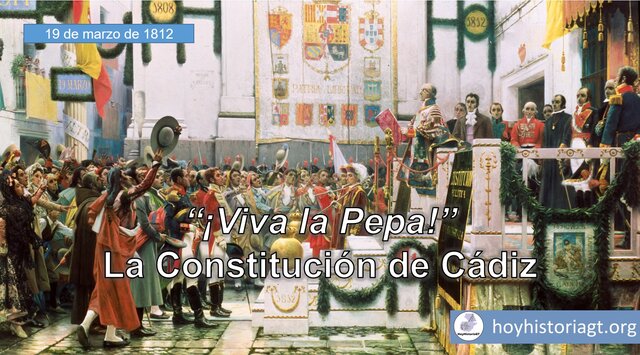 La Constitución de Cádiz.