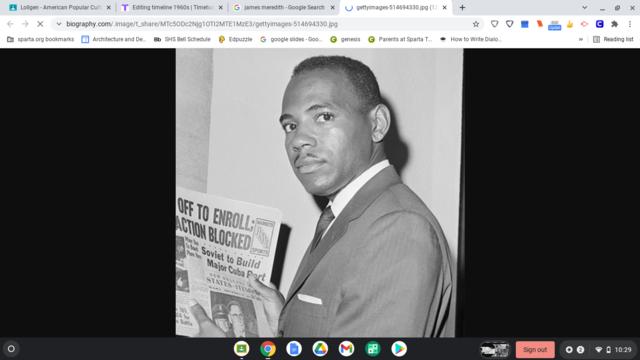 James Meredith registers at Ole Miss