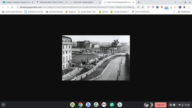 The Berlin Wall is Constructed