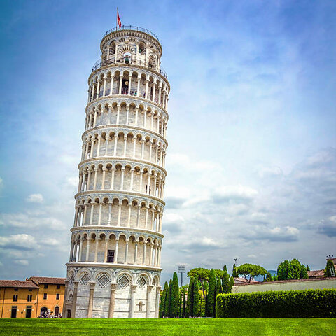Construcció de la torre de Pisa