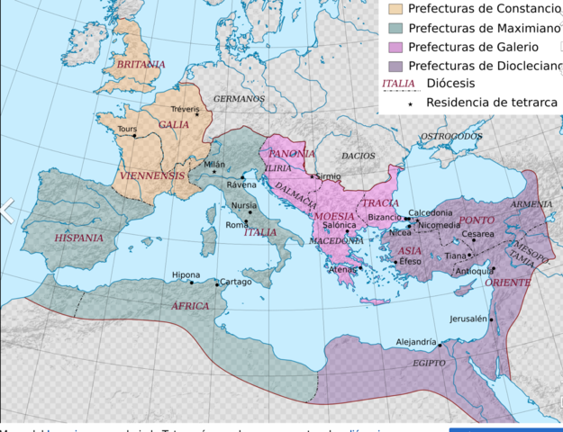 Diocleciano y Maximiano