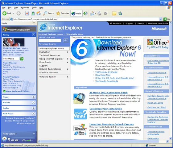 Triunfo de Internet Explorer