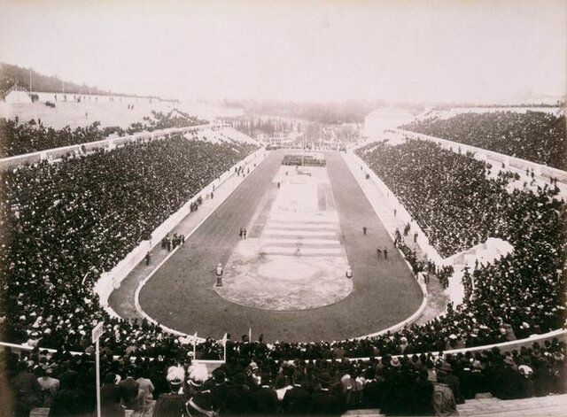 First modern Olympic Games held in Athens, Greece