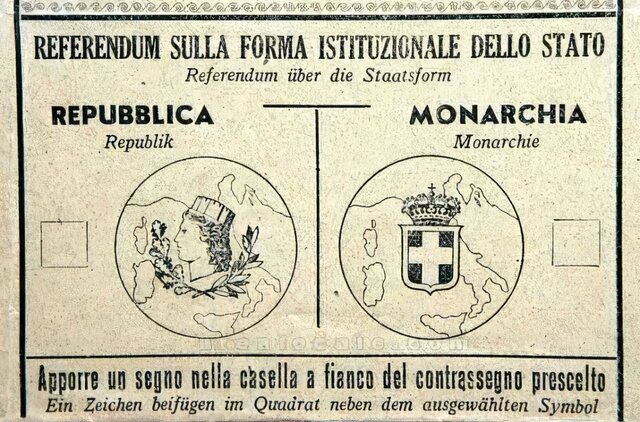 REFERENDUM ABROGAZIONE MONARCHIA